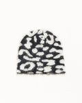 CASHMERE LEOPARD SKULLCAP - Black