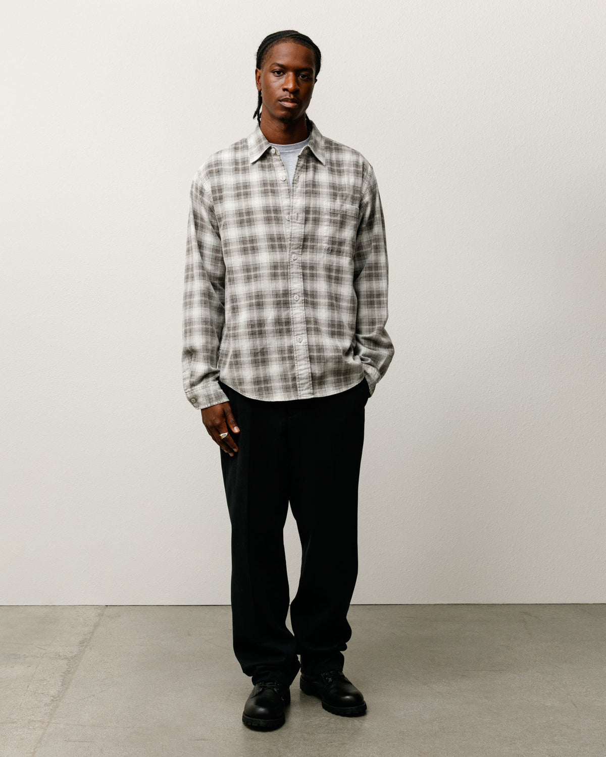 DAX PRINTED SHIRT - Brown
