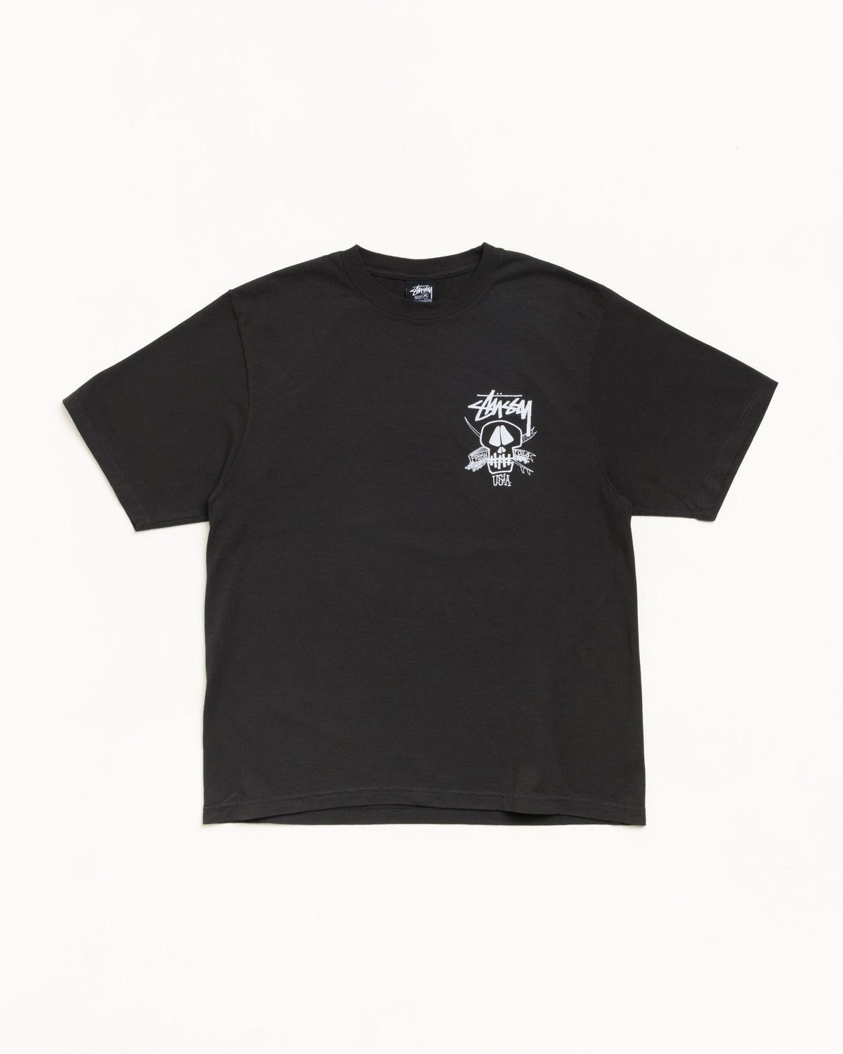 FRESH FOILS TEE - Faded Black