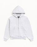 BASIC DIAMOND ZIP HOODIE - Ash Heather