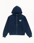 PEACE INCREASED ZIP HOODIE - Navy