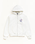 DOT SURF PUFF PRINT ZIP HOODIE - Off White