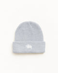 BASIC STÜSSY CUFF BEANIE - Heather Grey