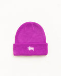 BASIC STÜSSY CUFF BEANIE - Violet
