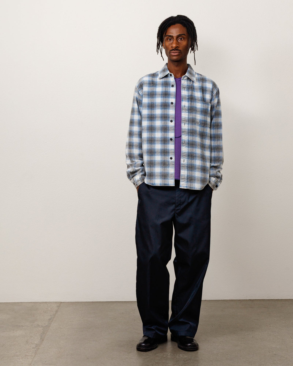 DAX PRINTED SHIRT - Blue