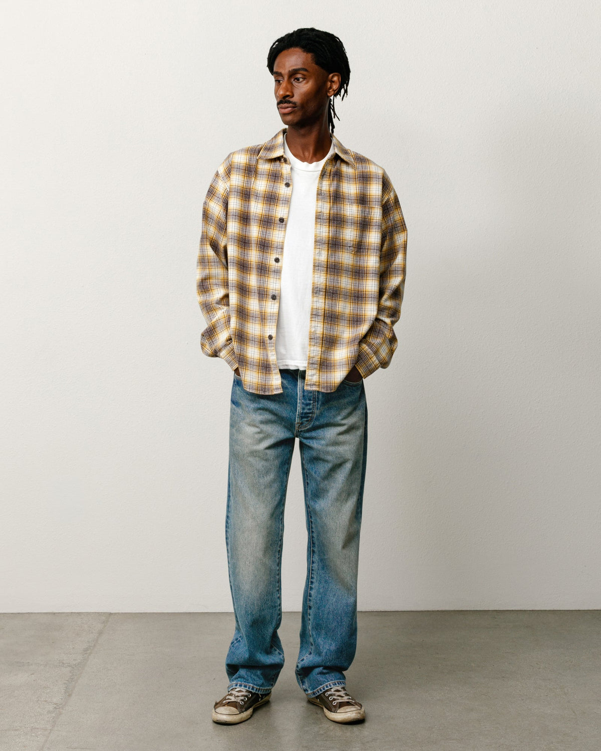 DAX PRINTED SHIRT - Gold