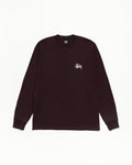 BASIC STÜSSY LS TEE - Chocolate