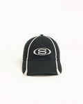 S OVAL CAP - Black