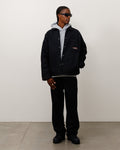 CANVAS WORK OVERSHIRT - Black