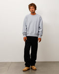 FLEECE CREW - Grey Heather